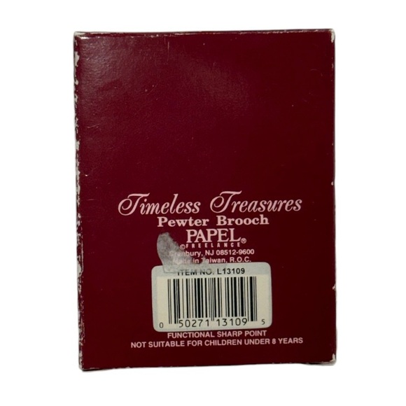 Timeless Treasures pewter brooch picture frame great condition with original box - Picture 3 of 6